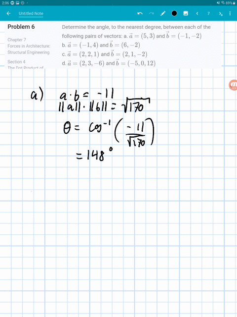 determine-the-angle-to-the-nearest-degree-between-each-of-the-following-pairs-of-vectors-a-veca53-an