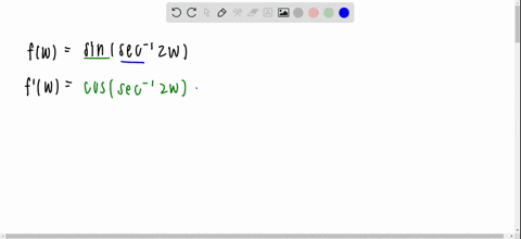evaluate-the-derivatives-of-the-following-functions-fwsin-leftsec-1-2-wright