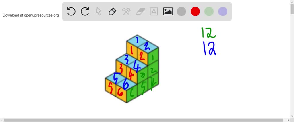 Finding Volume of Stacked Cubes 