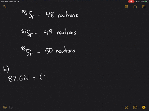 strontium-has-four-isotopes-84-mathrmsr86-mathrmsr87-mathrmsr-and-88-mathrmsr-a-how-many-neutrons-ar
