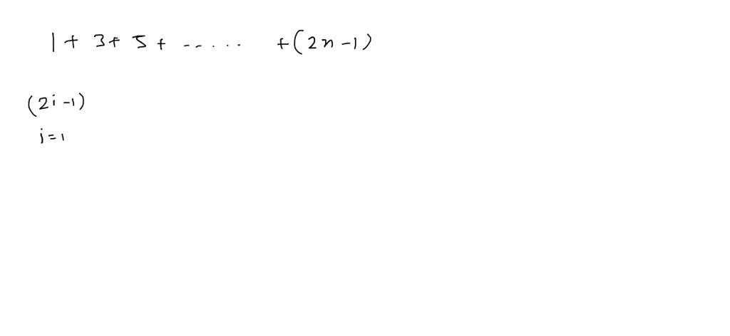 SOLVED:Express each sum using summation notation. Use 1 as the lower ...