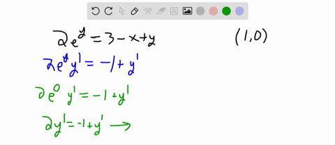 find-d-y-d-x-and-d2-y-d-x2-at-the-point-p_0-by-implicit-differentiation-2-ey3-xy-quad-p_010