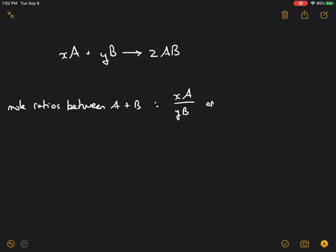 apply-the-general-form-of-a-chemical-reaction-is-x-ay-b-rightarrow-z-a-b-in-the-equation-a-and-b-are