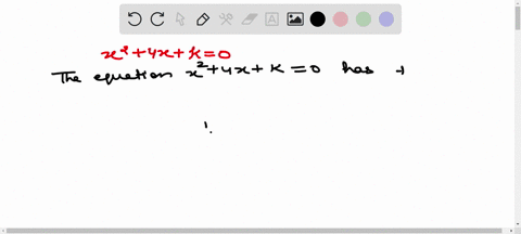 find-the-values-of-k-for-which-the-equation-x24-xk0-has-two-distinct-real-solutions
