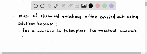 why-are-chemical-reactions-often-carried-out-using-solutions
