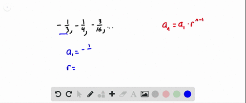 write-a-formula-for-the-nth-term-of-each-geometric-sequence-see-examples-1-and-2-frac13-frac14-frac3