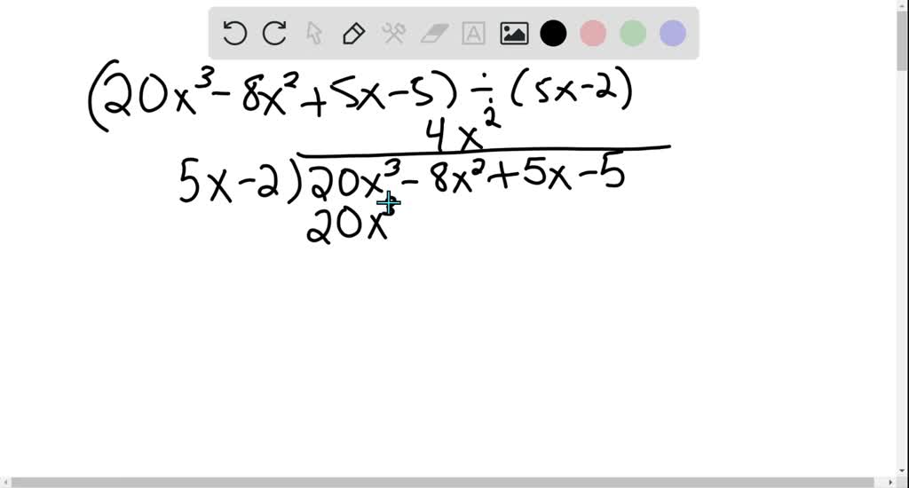 SOLVED:Divide. (x^20)/(x^5)