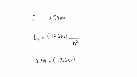 which-bohr-electron-orbit-has-an-energy-of-054-mathrmev