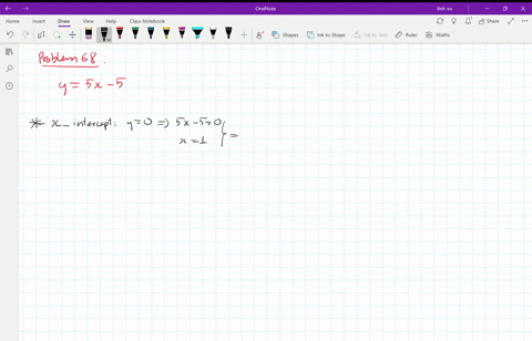 sketch-the-graph-of-each-linear-equation-be-sure-to-find-and-show-the-x-and-y-intercepts-y5-x-5
