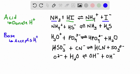 identify-the-bronsted-lowry-acids-and-bases-in-these-reactions-and-group-them-into-conjugate-acid--2