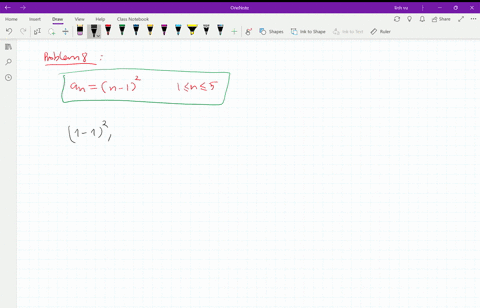 find-all-terms-of-each-finite-sequence-a_nn-12-1-leq-n-leq-5