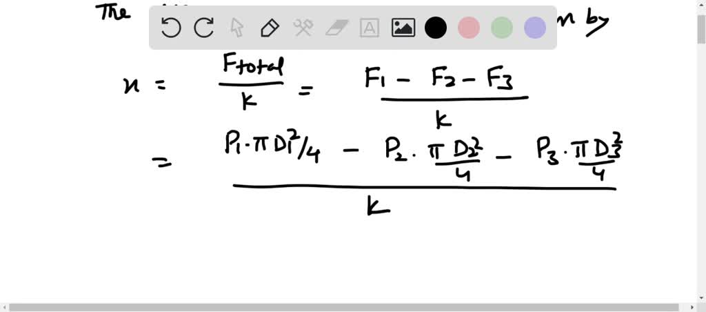 Solved The Force Generated By A Spring Is Given By F K X Where K Is