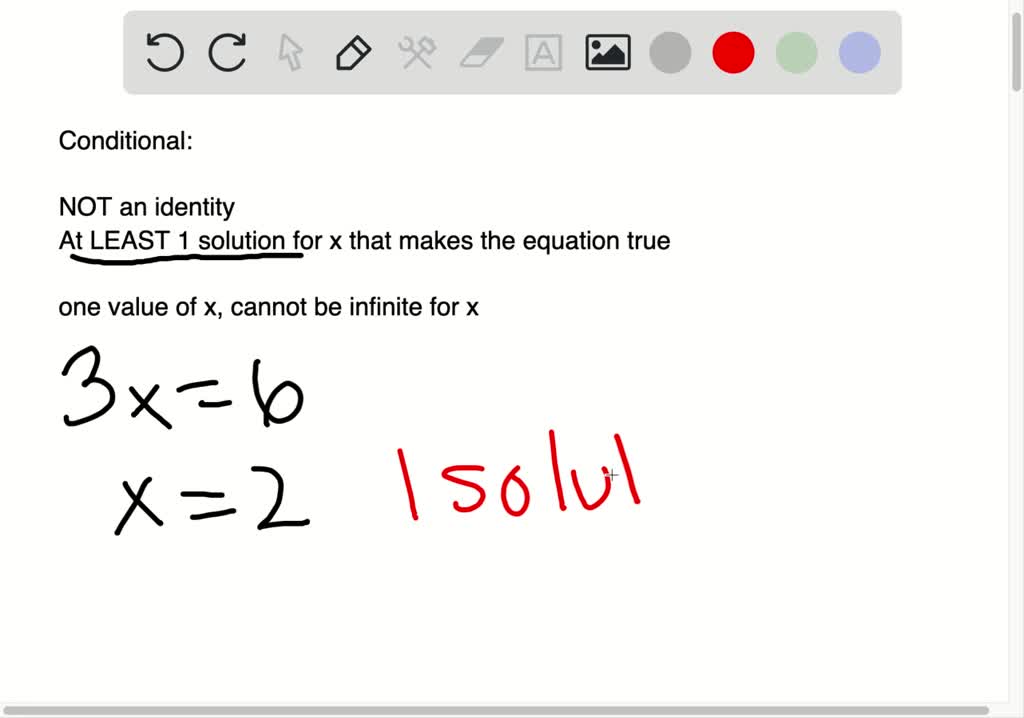 What Is A Conditional Equation