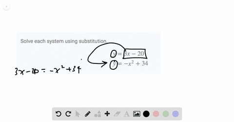 solve-each-system-using-substitution-beginarrayly3-x-20-y-x234endarray