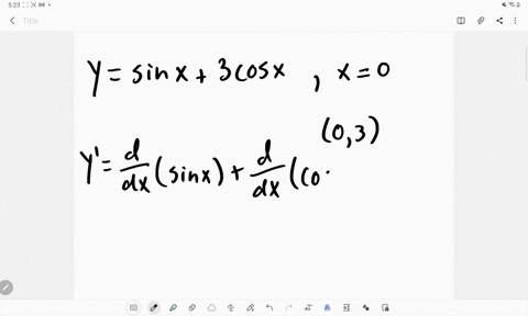 find-an-equation-of-the-tangent-line-at-the-point-specified-ysin-x3-cos-x-quad-x0