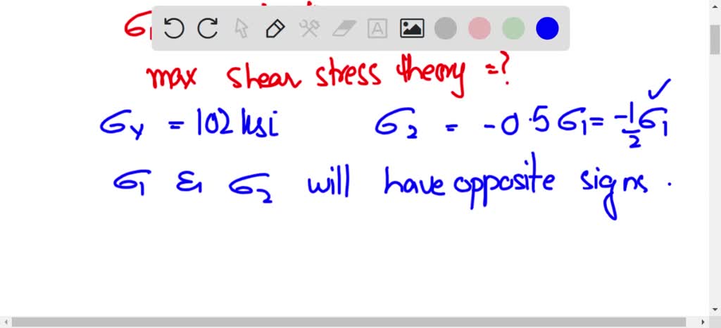 SOLVED:For The State Of Plane Stress Shown, Determine The Maximum ...