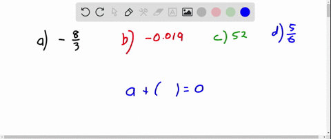 find-the-additive-inverse-of-each-number-a-frac83-b-0019-c-52-d-frac56
