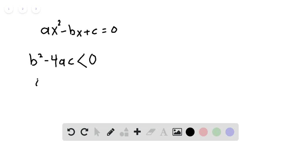 SOLVED:Consider The Quadratic Equation A X^2-b X+c=0, Where A, B, And C ...