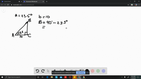 in-exercises-1-12-solve-the-right-triangle-shown-in-the-figure-round-lengths-to-two-decimal-places-a