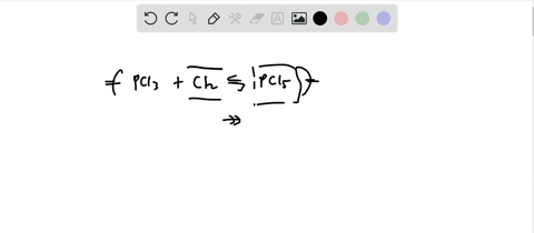 a-predict-the-direction-of-reaction-when-chlorine-gas-is-added-to-an-equilibrium-mixture-of-mathrmpc
