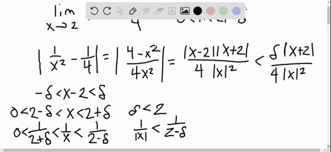 use-the-formal-definition-of-the-limit-to-prove-the-statement-rigorously-lim-_x-rightarrow-2-x-2frac