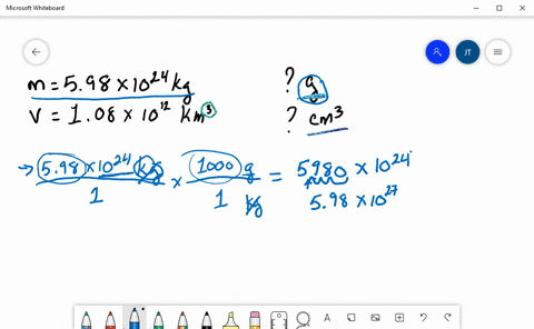the-density-of-earth-earth-has-a-mass-of-598-times-1024-mathrmkg-and-a-volume-of-108-times-1012-math
