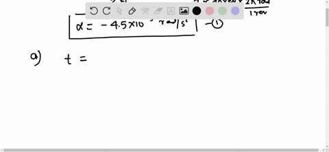 a-flywheel-turns-a-flywheel-turns-through-40-rev-as-it-slows-from-an-rotational-speed-of-15-mathrmra