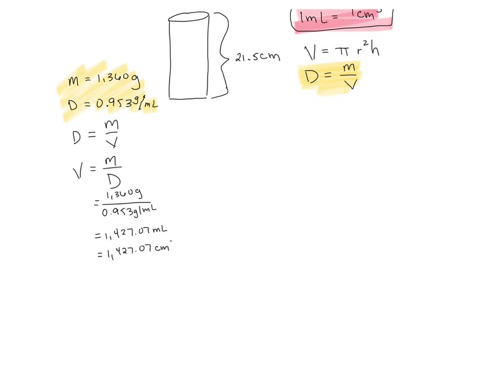 SOLVEDA cylindrical glass bottle 21.5 cm in length is tilled with