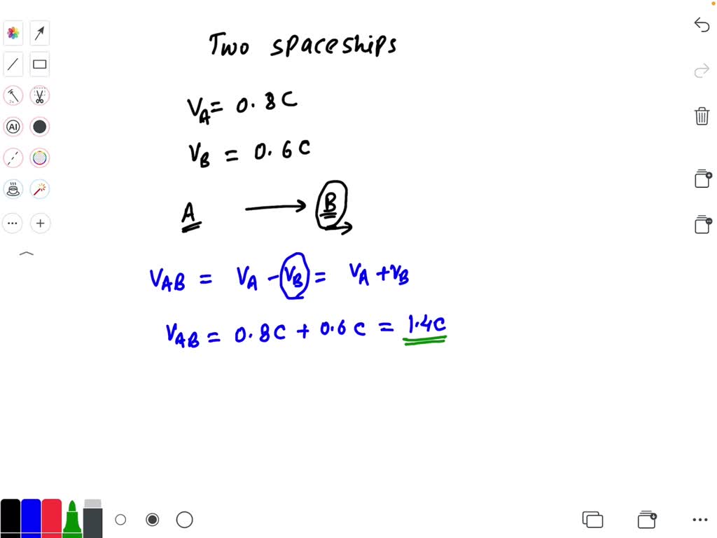 solved-two-spaceships-approach-each-other-spaceship-a-has-a-speed-of-0