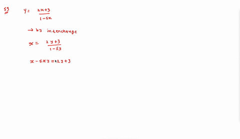 finding-inverse-functions-find-the-inverse-function-of-f-fxfrac2-x31-5-x-2