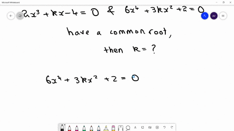 if-the-equations-2-x3k-x-40-and-6-x43-k-x220-have-a-common-root-k-equals-a-frac43318-b-frac-43318-c-