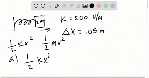 a-200-mathrmkg-block-is-attached-to-a-spring-of-force-constant-500-mathrmn-mathrmm-as-shown-in-figur