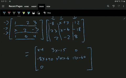 beginaligned-text-solve-for-x-text-such-that-a-bb-a-text-if-aleftbeginarrayccc-1-2-3-x-2-3-1-0-4-end