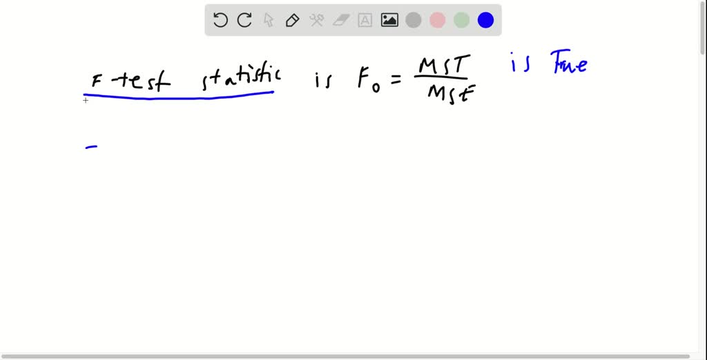 The F Ratio In A Completely Randomized ANOVA Is Given SolvedLib