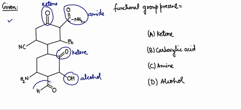 which-functional-group-is-present-in-the-above-compound-a-ketone-b-carboxylic-acid-c-amine-d-alcoh-2