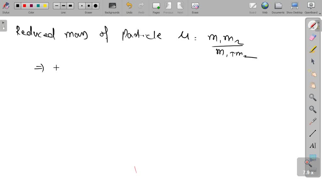 solved-show-that-the-reduced-mass-of-two-equal-masses-m-is-m-2