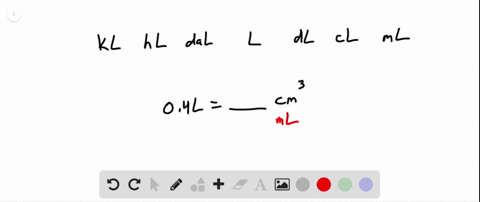 Solved For Exercises Convert 6 Cubic Centimeter