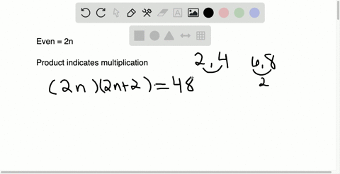 the-product-of-two-consecutive-even-integers-is-48-find-the-numbers