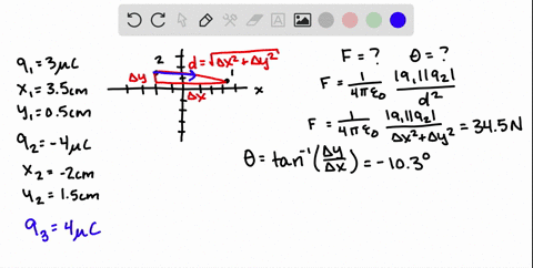the-charges-and-coordinates-of-two-charged-particles-held-fixed-in-an-x-y-plane-are-q_130-mu-mathr-4