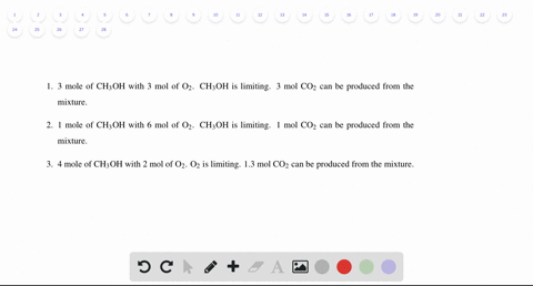 consider-the-reaction-2-mathrmch_3-mathrmoh83-mathrmo_2g-longrightarrow-2-mathrmco_2g4-mathrmh_2-mat