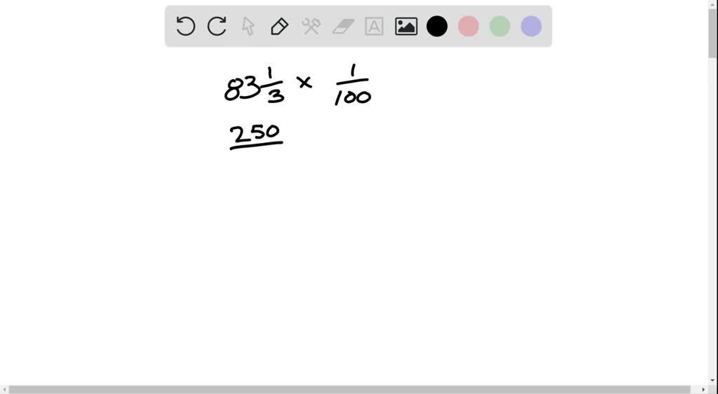 SOLVEDFind fraction notation. Simplify. 83 . 3 