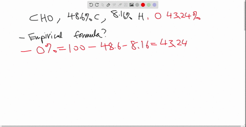 a-compound-that-contains-only-carbon-hydrogen-and-oxygen-is-4864-c-and-816-h-by-mass-what-is-the-e-2