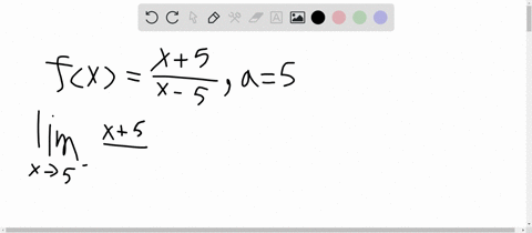 use-the-definition-of-continuity-to-determine-whether-f-is-continuous-at-a-beginalignedfxfracx5x-5a5