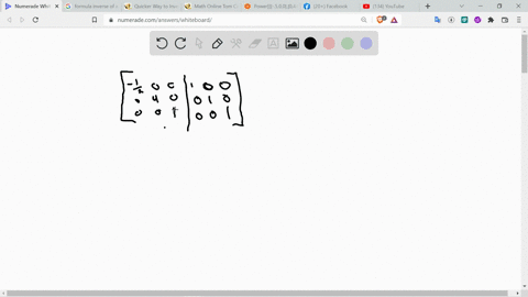 the-inverse-of-the-matrix-leftbeginarrayrrr-05-0-0-0-4-0-0-0-1endarrayright-in-a-leftbeginarrayrrr05