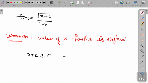 find-the-domain-of-the-given-expression-fracsqrtx21-x-2
