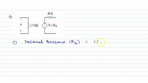 the-equivalent-model-of-a-certain-op-amp-is-shown-in-fig-542-determine-a-the-input-resistance-b-the