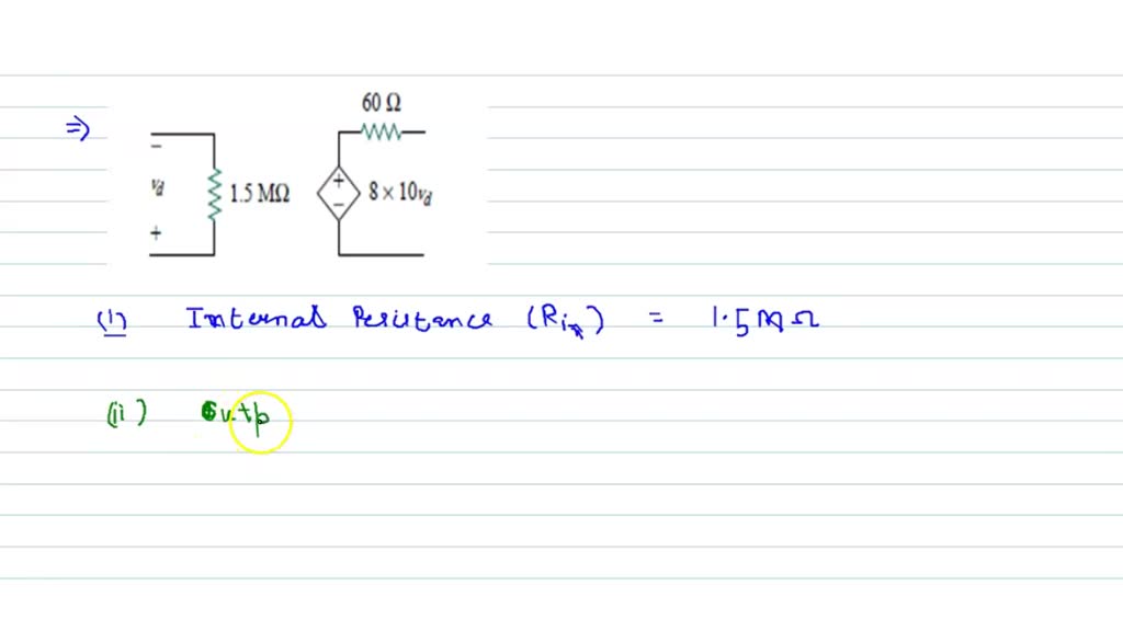 SOLVEDIn the difference amplifier shown in Fig. P 5.32 compute (a) the