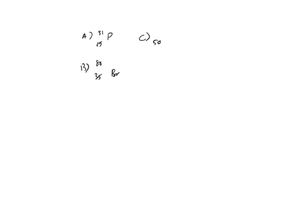 How to write out isotopes picture