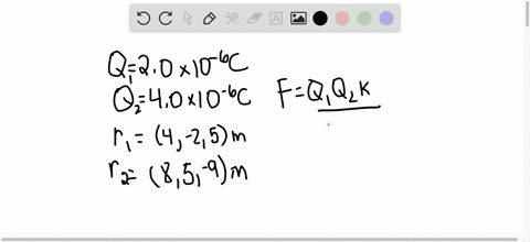 point-charges-q_120-mu-mathrmc-and-q_240-mu-mathrmc-are-located-at-quad-overrightarrowmathbfr_140-ha