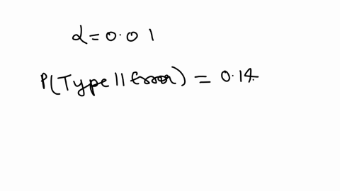you-read-that-a-statistical-test-at-the-alpha001-level-has-probability-014-of-making-a-type-ii-error